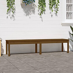 Maison Chic Banc de jardin à 2 places | Banquette de jardin | Chaise Relax marron miel 203,5x44x45cm bois de pin -MN53856