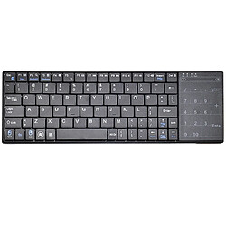 Wewoo Clavier tactile Bluetooth sans fil rechargeable ABS K-07 Noir