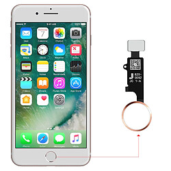 Acheter Avizar Clappio Bouton Home 3D pour iPhone SE 2020, 8 Plus, 8, 7 Plus et 7 Rose