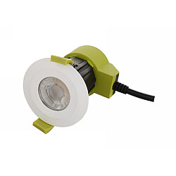 Inspired Downlight encastré LED dimmable, blanc, 38 deg. Angle de faisceau, 760lm, 2700K, IP65, DRIVER INCLUS