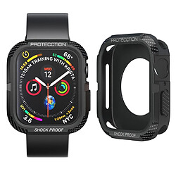 Coque en TPU anti-chocs, noir pour votre Apple Watch Series 7 41mm/Series 6/5/4/SE 40mm