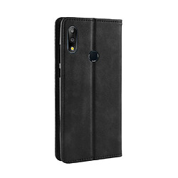 Avis Wewoo Housse Coque Étui en cuir à boucle magnétique avec texture rétro pour Asus Zenfone Max Plus M2 et ZB634KL / Zenfone Shot ZB634KLavec porte-cartes et noir