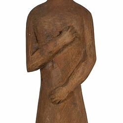 BigBuy Home Figurine Décorative Naturel Africain 14,5 x 9 x 38,5 cm (2 Unités) pas cher