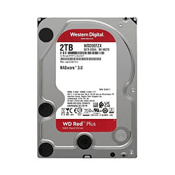 Western Digital WD Red Plus Disque Dur HDD Interne 2000Go 3.5" SATA III Rouge