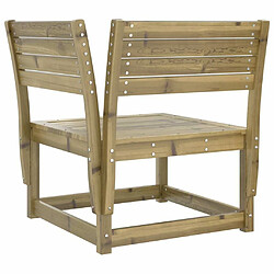 Maison Chic Salon de jardin 5 pcs | Ensemble de Table et chaises | Mobilier d'Extérieur bois de pin imprégné -GKD42146 pas cher