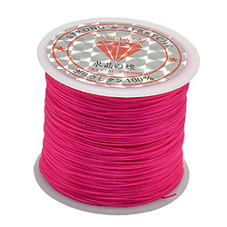 50m de fil élastique pour corde élastique 50 mètres pour bijoux DIY rose rouge pas cher