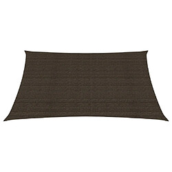 Helloshop26 Voile d'ombrage 160 g/m² marron 2 x 2,5 m PEHD 02_0009139