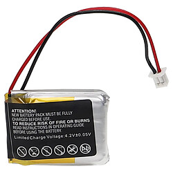 vhbw Batterie compatible avec Dogtra 280C Receiver, 282C Receiver, Trainers ARC collier de dressage de chien (300mAh, 3,7V, Li-polymère)