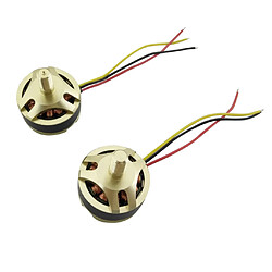 2 Pièces Moteur Brushless CW CCW Pour Hubsan X4 H501s H501c Drone Quadcopter