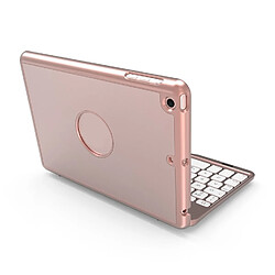 Avis Wewoo F8SM pour iPad mini 3/2/1 version ordinateur portable coloré rétro-éclairé en alliage d'aluminium Bluetooth clavier housse de protection or rose