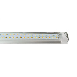 Acheter Plein Spectre LED élèvent La Bande De Tube De Lumière Veg Bloom Plant Double Line T8 90cm