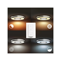 Avis Philips Hue Plafonnier LED White Ambiance Being 27W Hue Argent