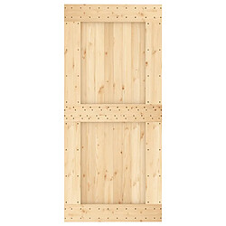 Acheter vidaXL Porte NARVIK 95x210 cm bois massif de pin