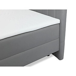 Avis Bestmobilier Maria - lit boxspring - 160x200 - en velours - coffres et surmatelas inclus