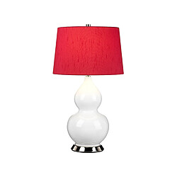 Elstead Lighting Isla Batten, Nickel poli, Blanc, Rouge