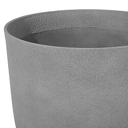 Acheter Beliani Lot de 2 cache-pots gris 35 x 35 cm CROTON