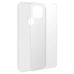 Avizar Coque Google Pixel 5 Souple et Film Verre Trempé 9H - transparent