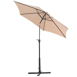 Acheter Beliani Parasol de jardin beige sable d 270 cm VARESE