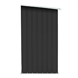 Avis vidaXL Abri de stockage à bois Acier galvanisé 163x83x154cm Anthracite