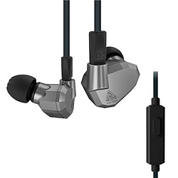 Acheter GUPBOO Casque intra-auriculaire KZ ZS5, 2DD + 2BA, hybride, avec microphone