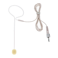 Acheter Microphone mono monobloc avec crochet auriculaire pour prise de réunion fiche d'écrou de 3,5 mm