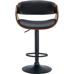 Avis Non Tabouret de bar Portmore simili cuir noir