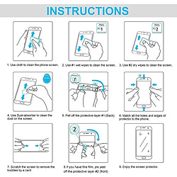 Wewoo Film anti-éblouissement en verre trempé 9H 10D pour iPhone 6 & 6S (Noir) pas cher