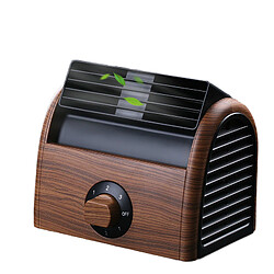 Universal Mini petit ventilateur électrique domestique dortoir climatisation rechargeable petit ventilateur bureau lit étudiant sans ventilateur & 124 ; ventilateur (bois 2)