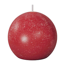 But Bougie boule Ø 10 cm OLIA Rouge