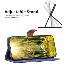 Etui en PU anti-chocs avec support pour votre Samsung Galaxy S23 Ultra - bleu