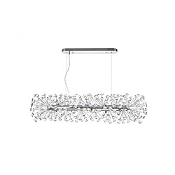 Acheter Luminaire Center Suspension 10 ampoules Cristal k9 Chrome poli