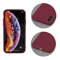 Acheter Coque en silicone pour iPhone 13 6.1" bordeaux