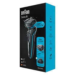 Braun Series 5 50-M1200S rasoir pour homme Rasoir à grille Tondeuse Noir, Bleu