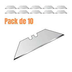 CETAFORM Pack de 10 lames de cutter trapézoïdales L.60mm