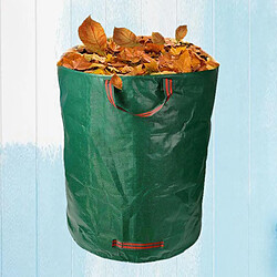 Sac De Jardin Stockage Robuste De Conteneur De Poubelle De Feuilles Tombées De Jardin 272L 72gallon