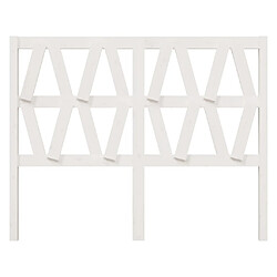 Avis Maison Chic Tête de lit moderne pour chambre - Décoration de lit Blanc 141x4x100 cm Bois massif de pin -MN39462