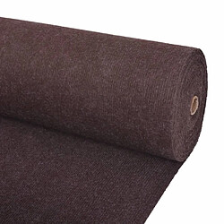 vidaXL Tapis strié pour exposition 1,2x20 m Marron