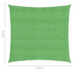 Acheter Helloshop26 Voile d'ombrage 160 g/m² vert clair 4,5 x 4,5 m PEHD 02_0009385