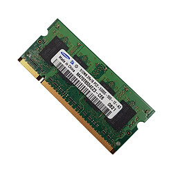 Barrette Mémoire 512Mo RAM DDR2 SAMSUNG M470T6554EZ3 - CE6 SO-DIMM PC2-5300S · Reconditionné PC2-5300 - 667MHz