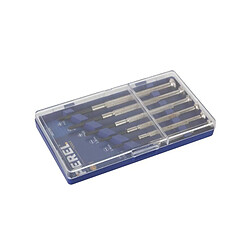 Perel Jeu de 6 tournevis metalliques de precision