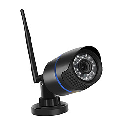 HD1080P Wireless Home Security WIFI extérieur IR caméra de vision nocturne 64G TF carte Noir