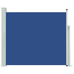 vidaXL Auvent latéral rétractable de patio 100x300 cm Bleu