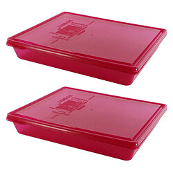 Cook Concept Boite à charcuterie en plastique 23 x 26 cm (Lot de 2).