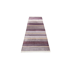 Avis Vidal Tapis de couloir en laine 295x79 Violet Darya