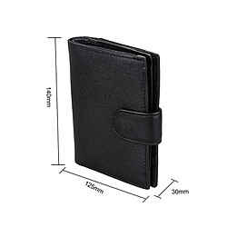 Avis Porte-Carte Homme Portefeuille Protection Magnétique Cuir Anti-Magnet Rfid Noir YONIS