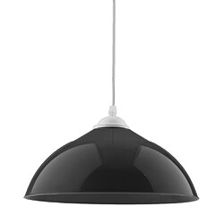 Paire Lustre Abat-Jour Abat-Jour Suspension Luminaire Noir