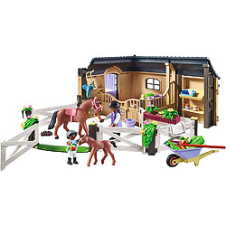 Playmobil® Country Etable et carrière pour chevaux