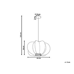 Avis Beliani Lampe suspension KIBI Rotin Naturel