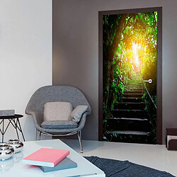 Paris Prix Papier Peint pour Porte Stairs in the Urban Jungle I 210x100cm