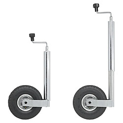 Avis ProPlus Roue jockey avec pneu d'air 48 mm 26 x 8,5 cm